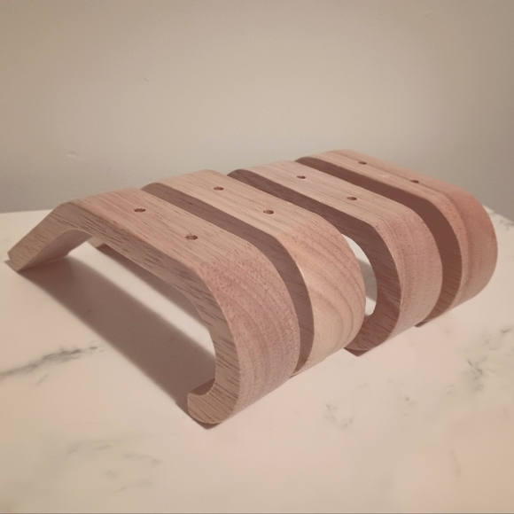 Modern Wooden Coat Hooks Wall Hooks, Set of 4 - Picture 3 of 6